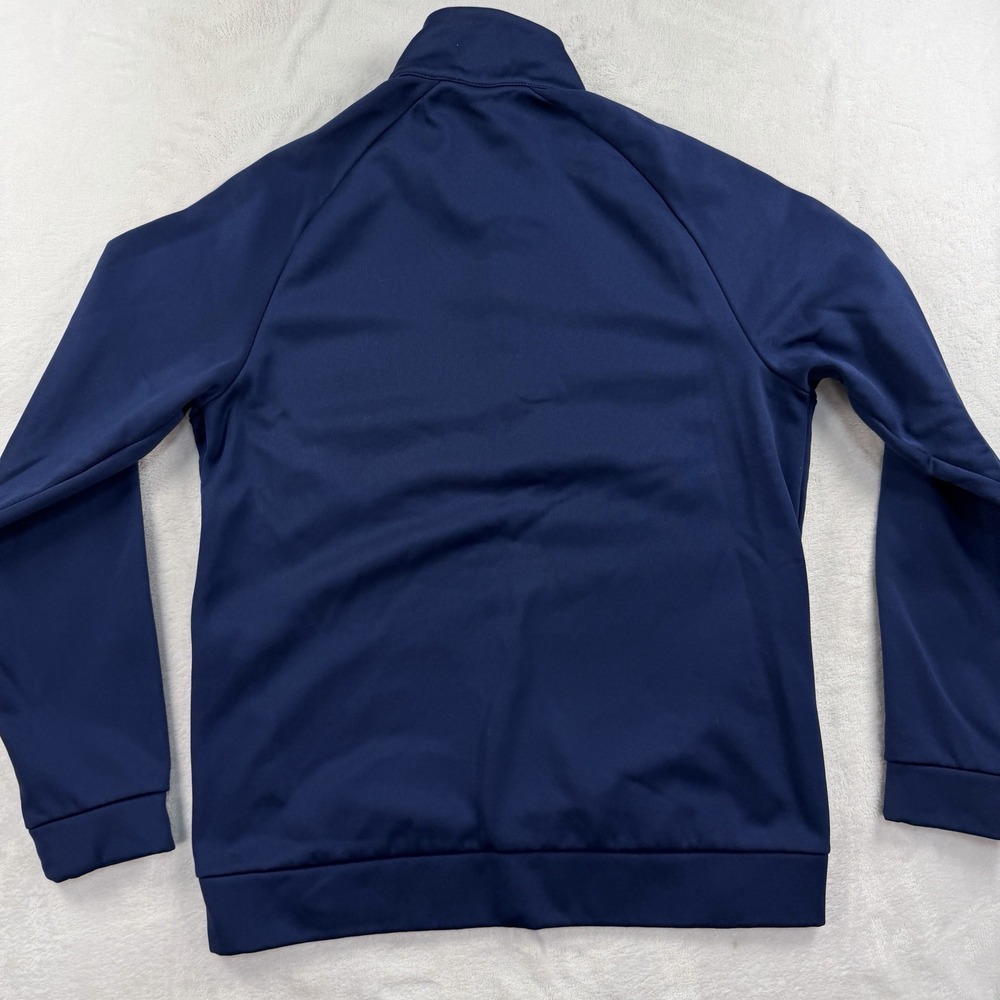 Nike Dri-Fit Quarter Zip Pullover Golf Sweatshirt Jacket Mens M Navy Gym Running - Picture 7 of 9